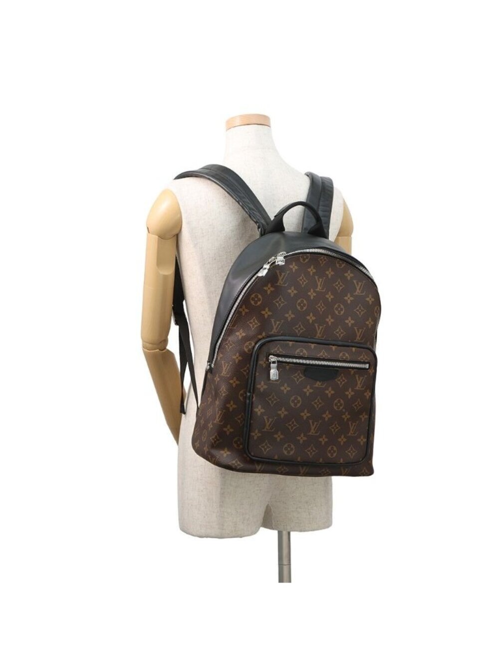 Louis Vuitton Backpack Monogram Macassar Josh NV Black - Picture 4 of 10